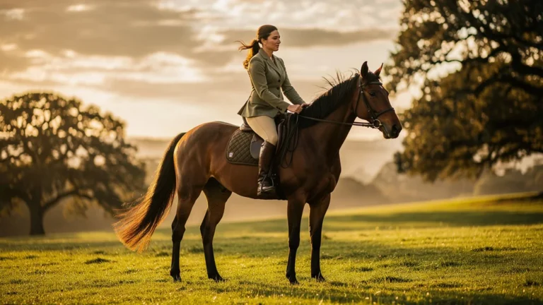 Rider in harmony with horse symbolizing équilibre en selle plutôt que perfection technique