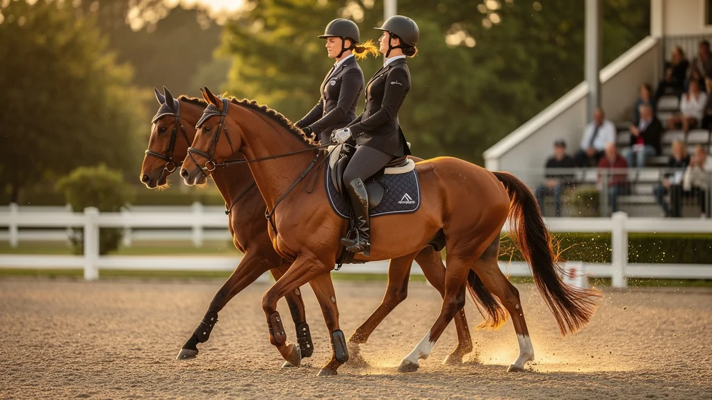 Comparaison hyperréaliste de deux pantalons d’équitation testés sur dix reprises en carrière avec grip silicone